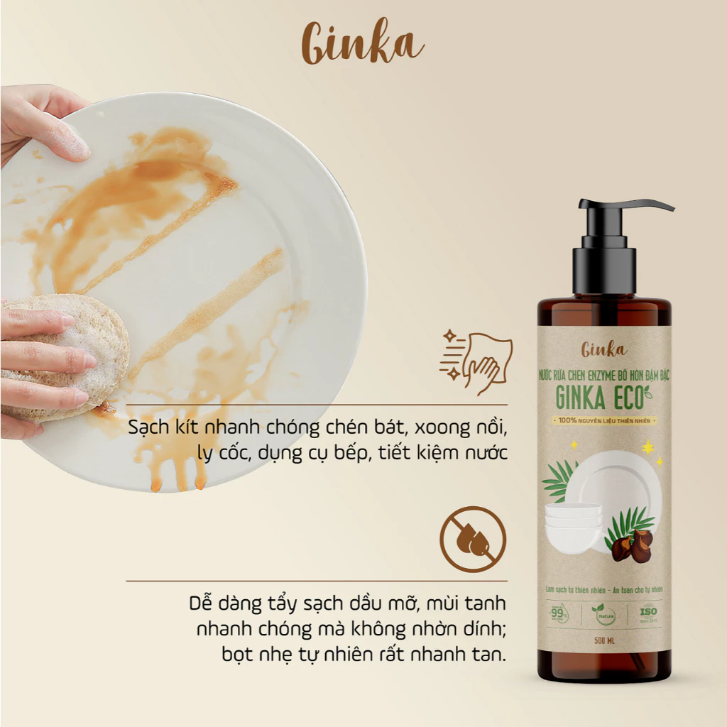 Giảm giá nước giặt Ginka Eco